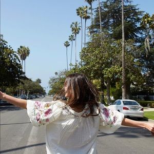 Free People Bohemia Blouse 
Size L NWT